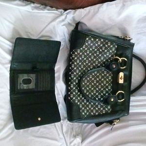 American bling purse with wallet